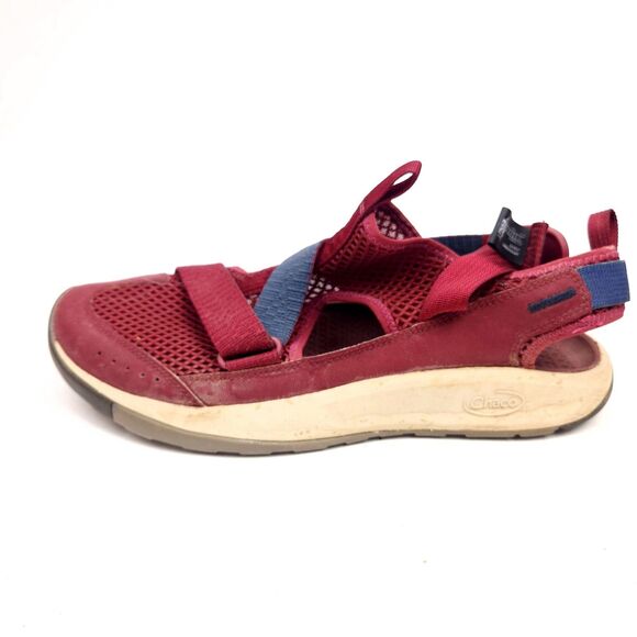 Chaco Odyssey Mens Size 11 Red Burgundy Hiking Shoes Sandals Trekking J106473 main image 7